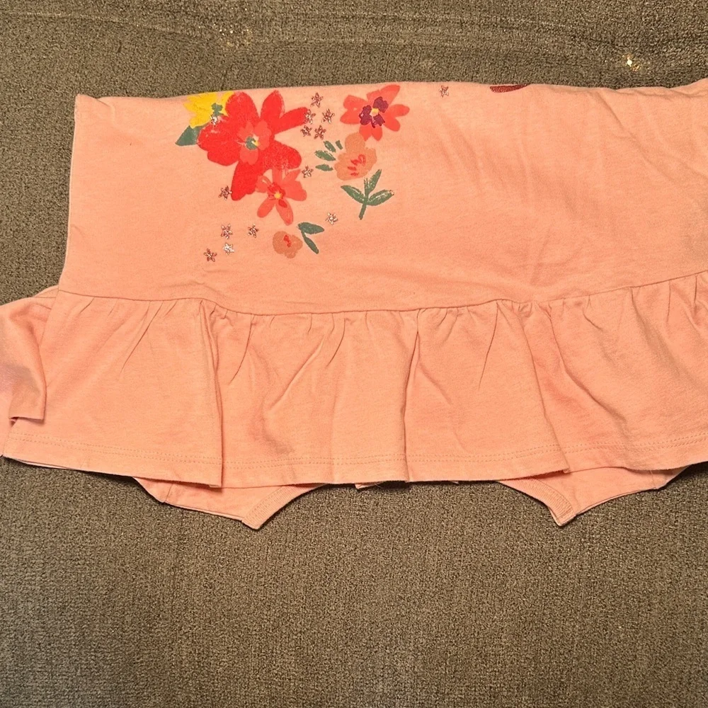Carter's Floral Graphic Pink Long Sleeve Tee